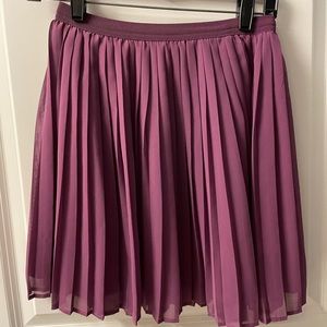 Uniqlo Pleated Purple Skirt